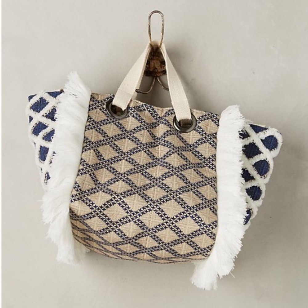 Anthropologie Criss Cross Tote- SOLD OUT